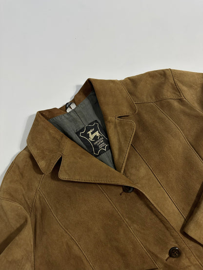 90s Brown Suede Jacket – Made in Portugal