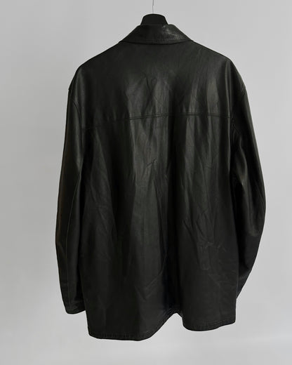 Vintage 2000s Black Leather Jacket