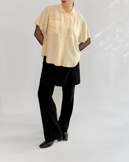 90s Pure Silk Short Sleeve Shirt