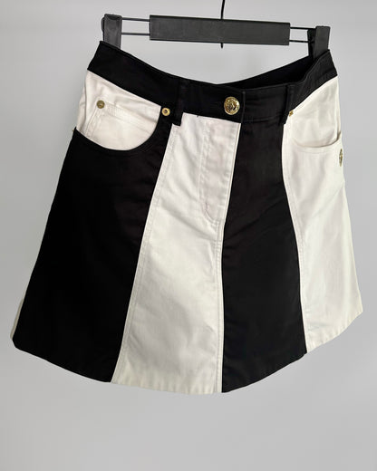 Moschino Striped A-Line Skirt