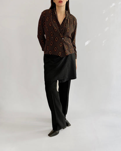 90s Byblos Silk Paisley Blouse