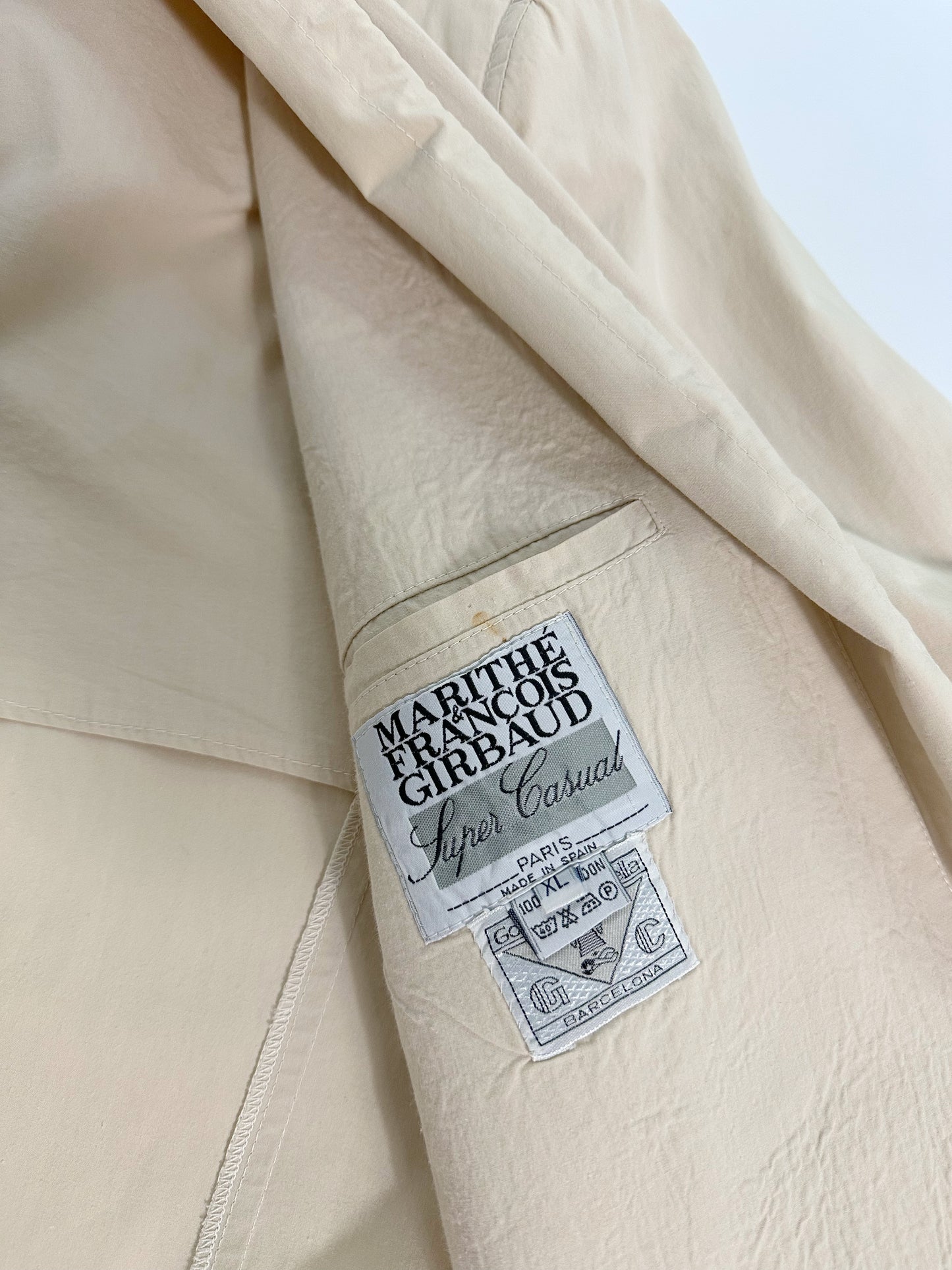 Rare 1980s Marithé + François Girbaud “Super Casual” Jacket