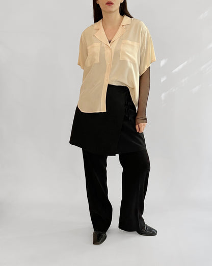 90s Pure Silk Short Sleeve Shirt