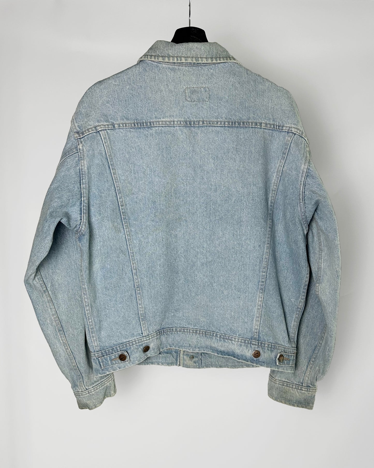90s Valentino Garavani Denim Jacket - Light Blue Wash