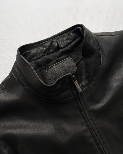 Vintage Pierre Cardin Black Leather Jacket