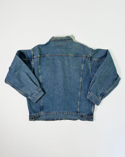 90s Valentino Garavani Denim Jacket - Faded Blue