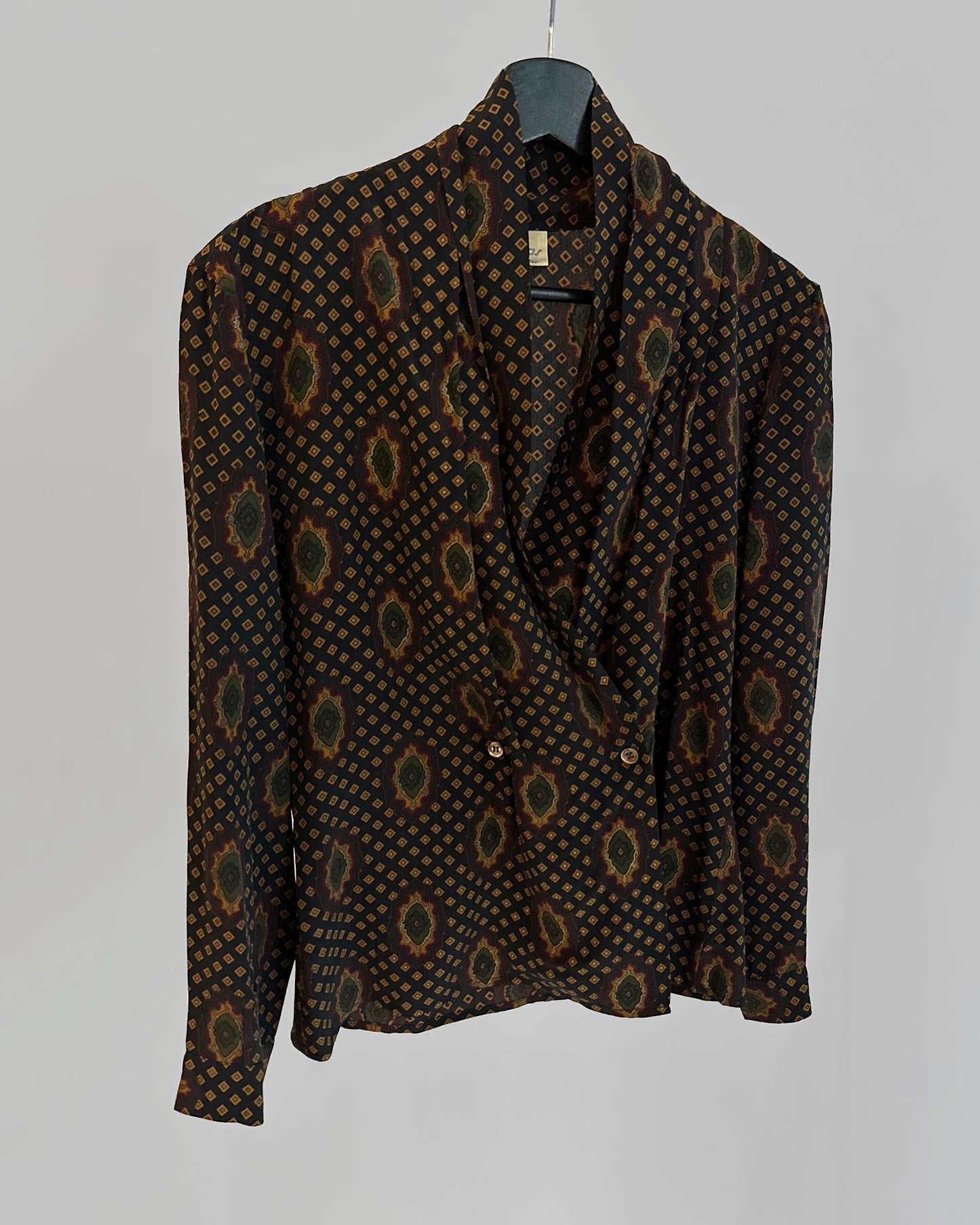 90s Byblos Silk Paisley Blouse