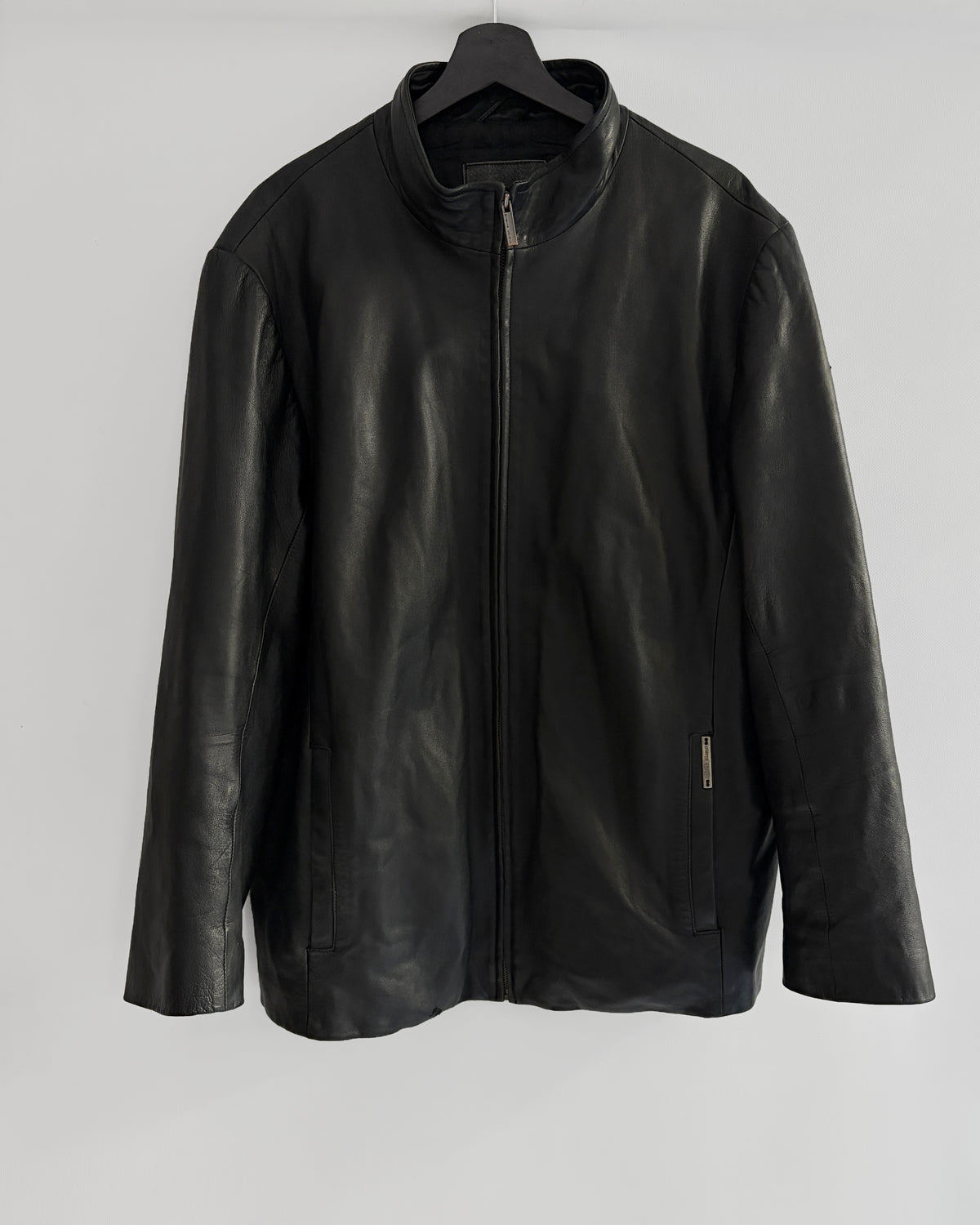Vintage Pierre Cardin Black Leather Jacket