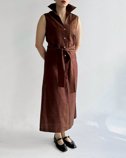 90s Romeo Gigli Silk Shantung Set