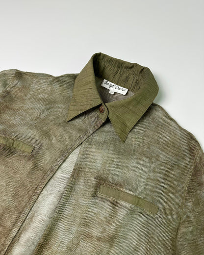 90s Sheer Camouflage Shirt