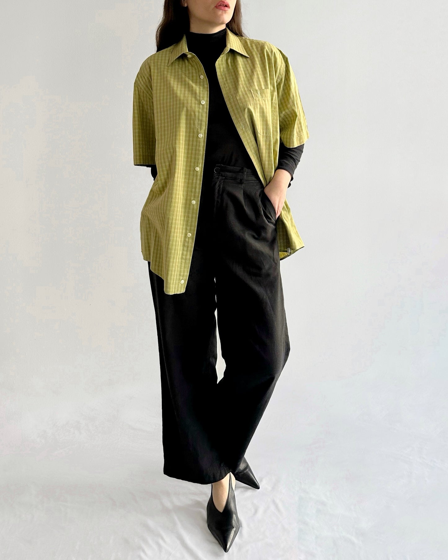 90s Yves Saint Laurent Short Sleeve Shirt