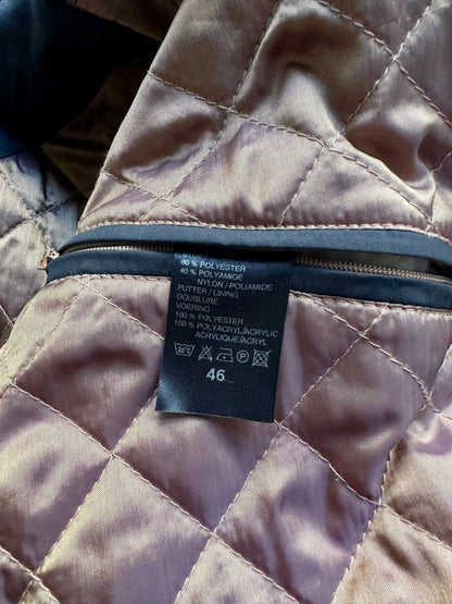 80s Charcoal Grey Belted Trench Coat