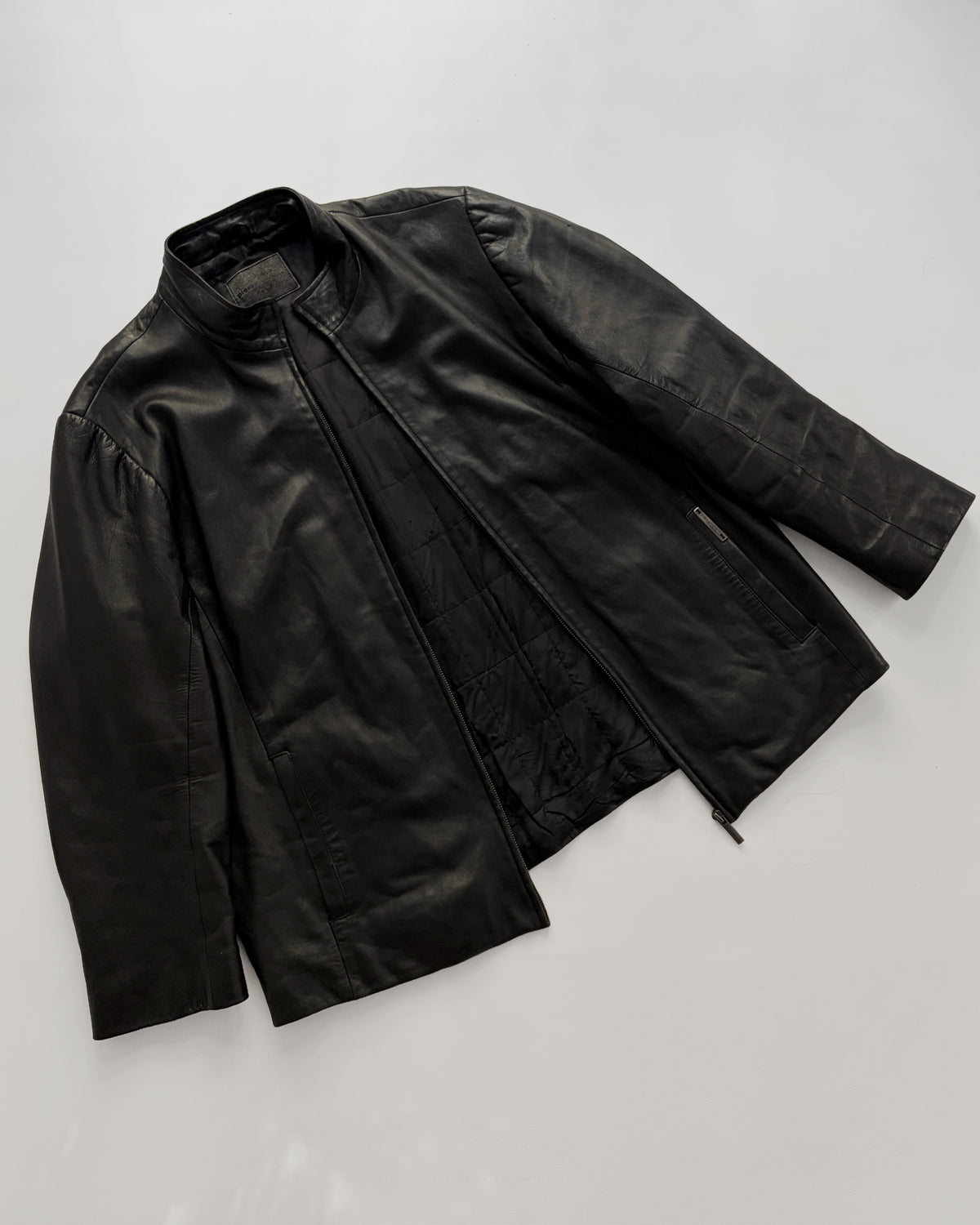 Vintage Pierre Cardin Black Leather Jacket
