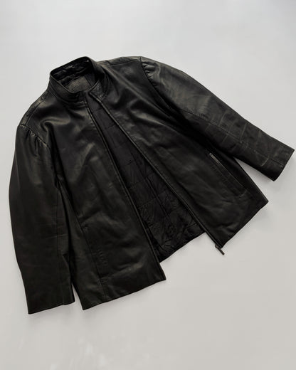 Vintage Pierre Cardin Black Leather Jacket