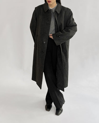 80s Schneiders Salzburg Grey Loden Coat