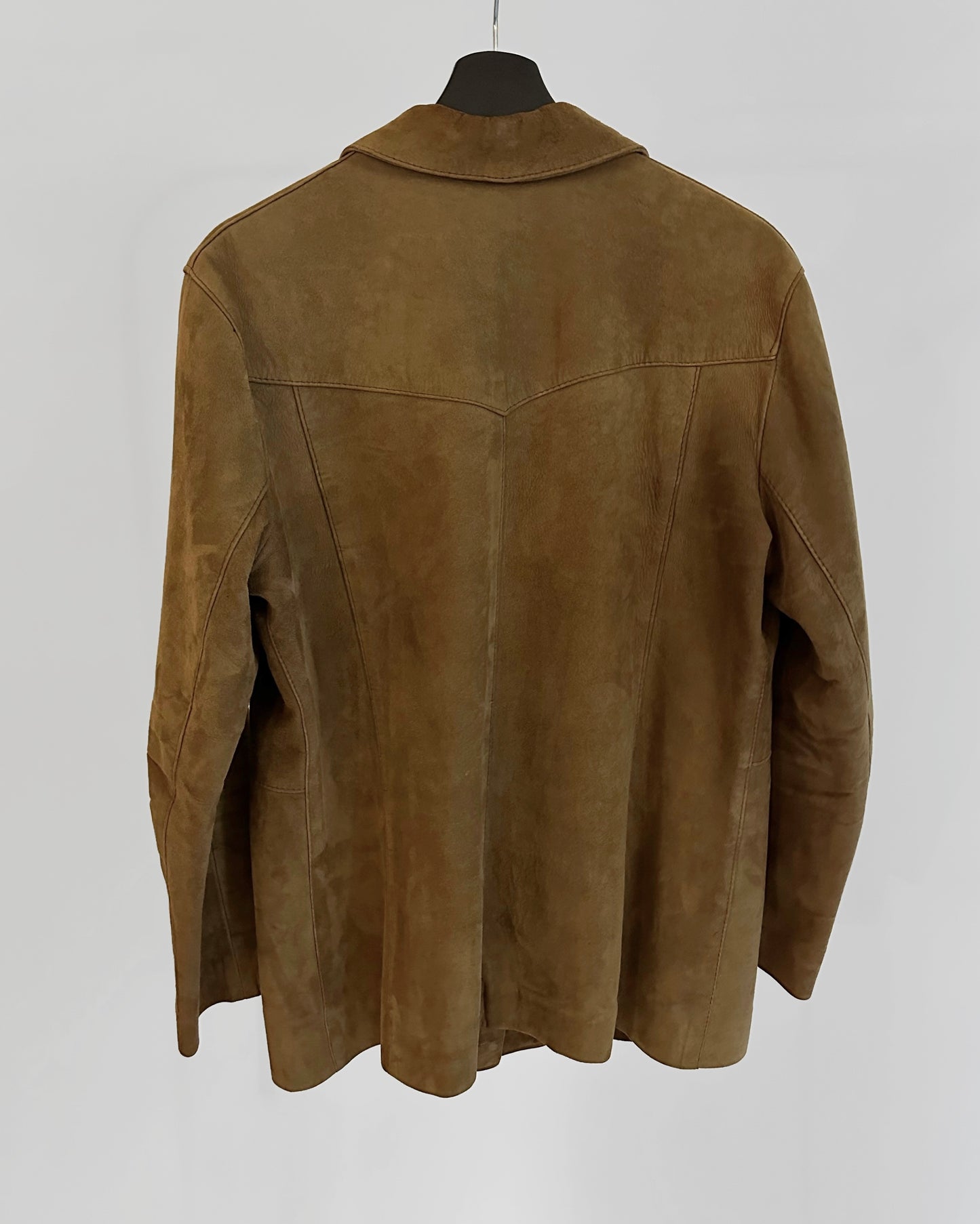 90s Brown Suede Jacket – Made in Portugal