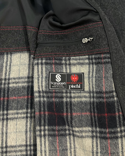 80s Schneiders Salzburg Grey Loden Coat
