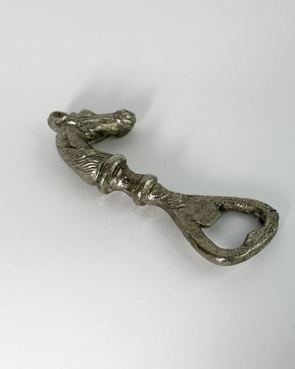 Vintage 1960s Horse-Shaped Metal Bottle Opener