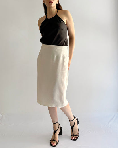 90s Guy Laroche High-Waist Pencil Skirt