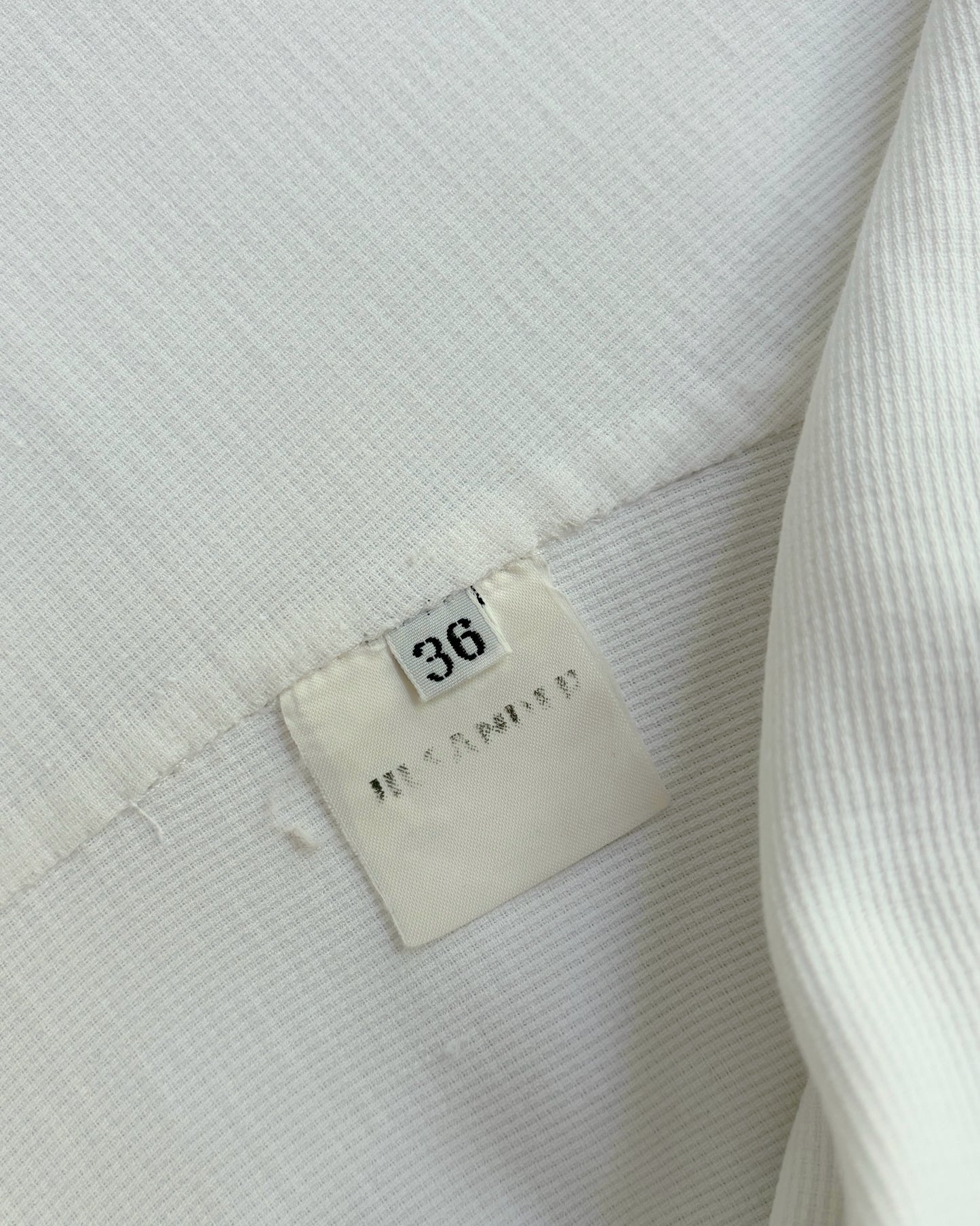 Jil Sander 2000s White Cotton Coat Dress