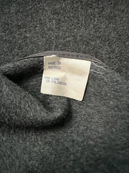90s Austrian Grey Wool Loden Coat