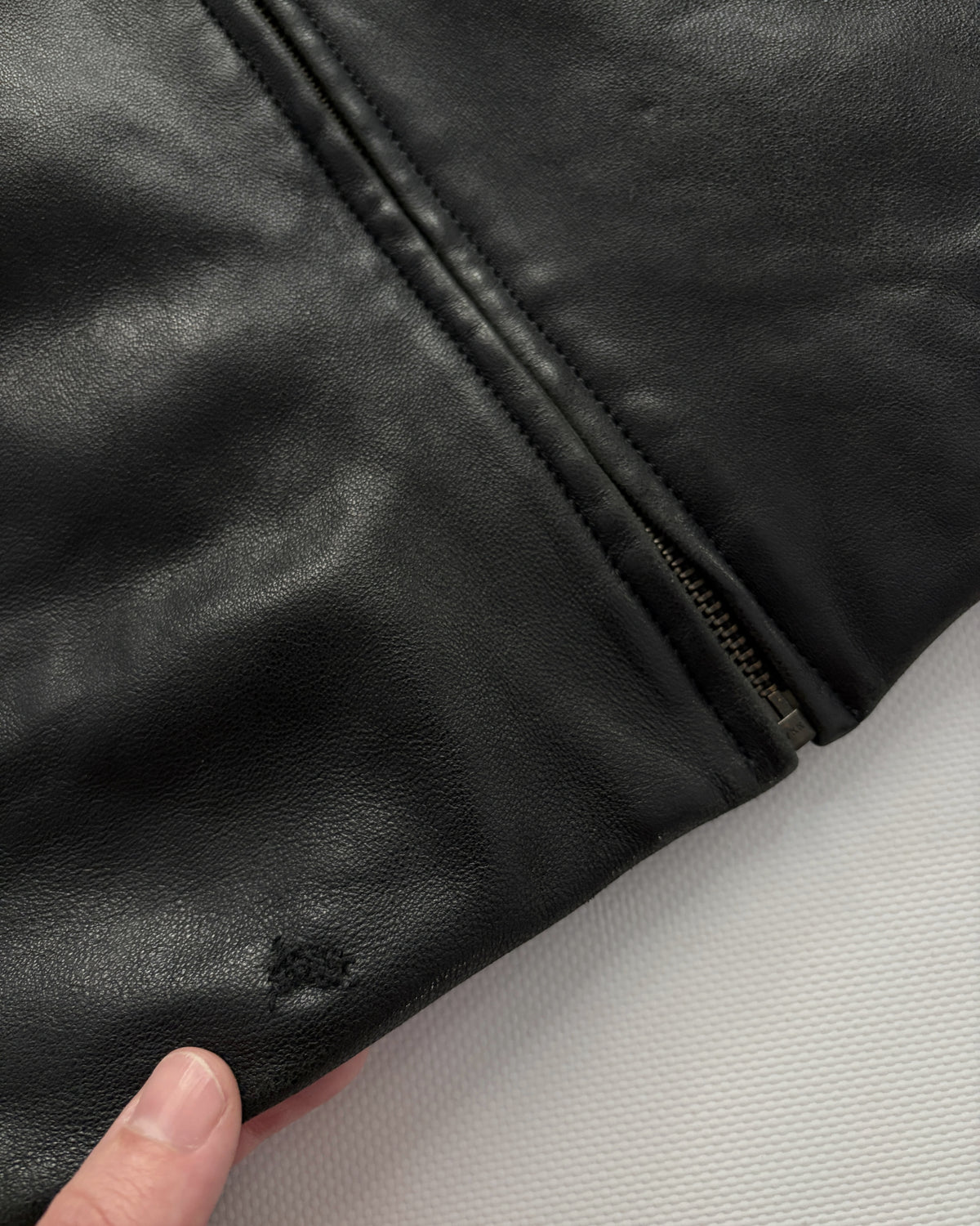 Vintage Pierre Cardin Black Leather Jacket