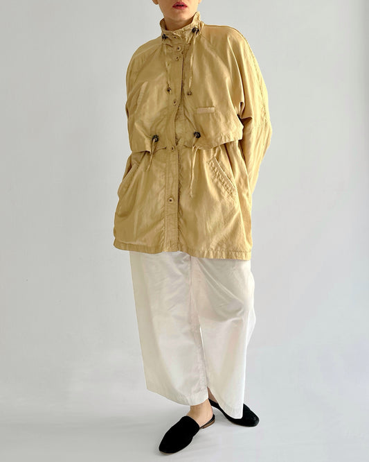 90s Golden Windbreaker Jacket