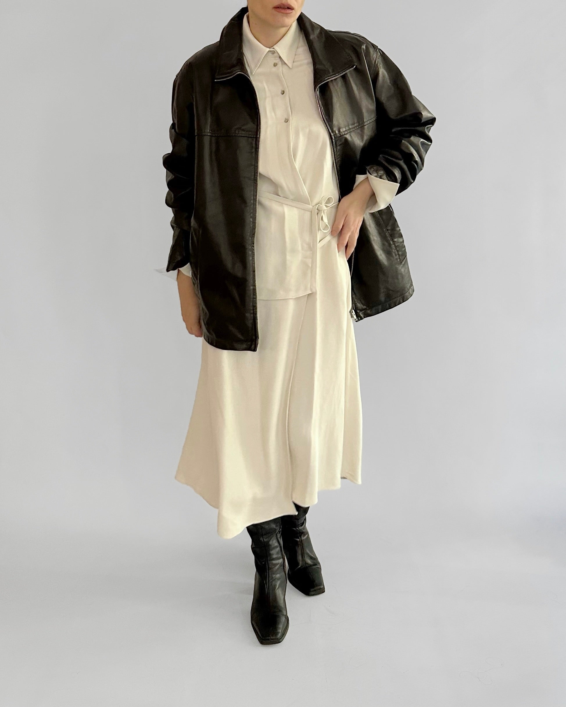 ジャケット・アウター 90s archive Peccary leather A-2 jacket 90s archive Peccary leather A-2 jacket - メルカリ