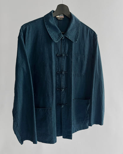Rare 1950s Shanghai Indigo Work Shirt Jacket