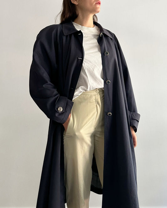 80s Italian Navy trench Coat