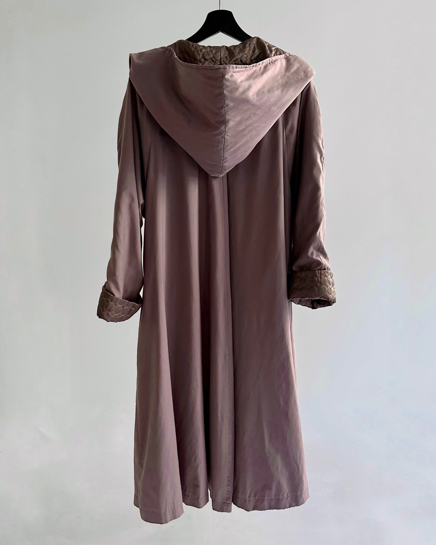 90s Mauve Hooded Coat