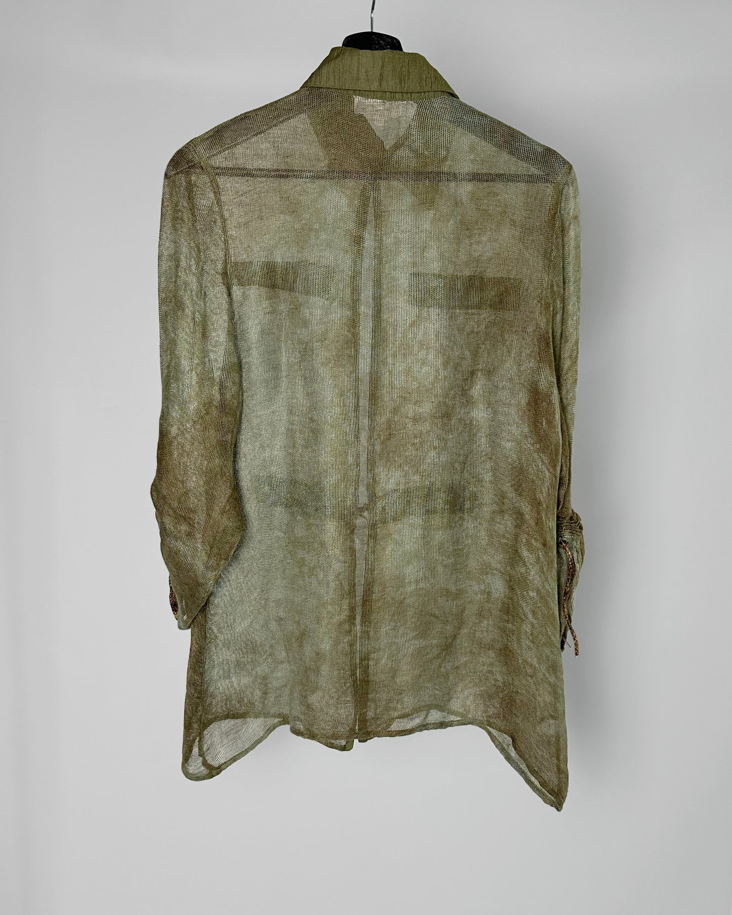 90s Sheer Camouflage Shirt