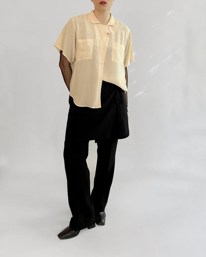 90s Pure Silk Short Sleeve Shirt