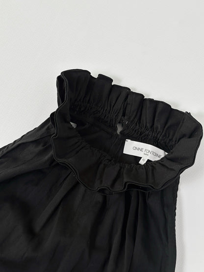 Anne Fontaine Black Halter Top