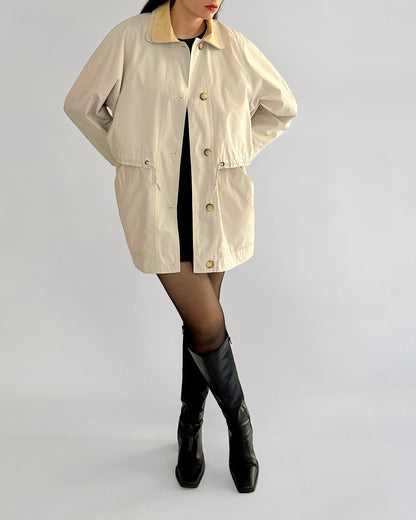 80s Cream Barn Field Jacket