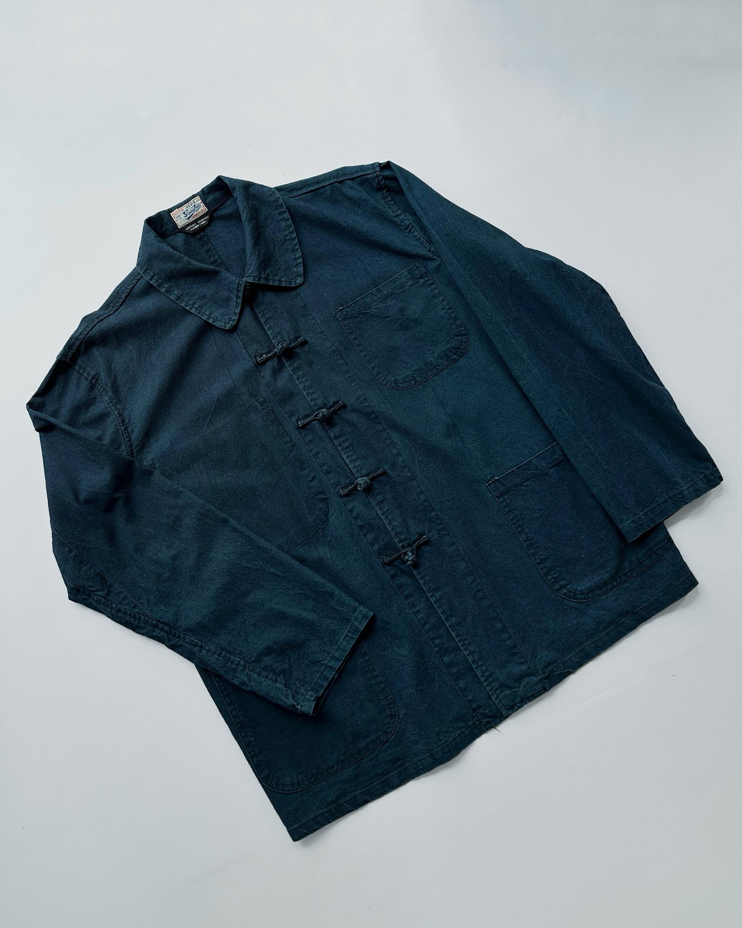 Rare 1950s Shanghai Indigo Work Shirt Jacket