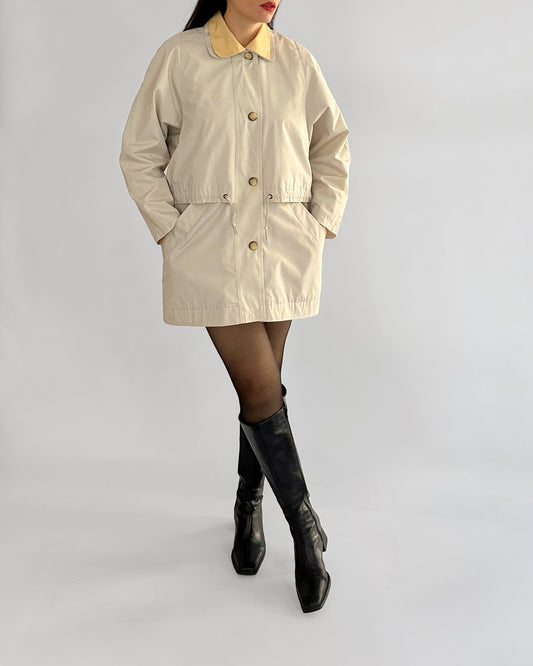 80s Cream Barn Field Jacket