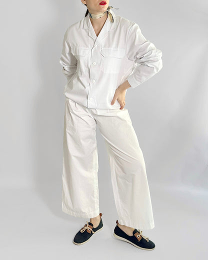 80s White Workwear Jacket