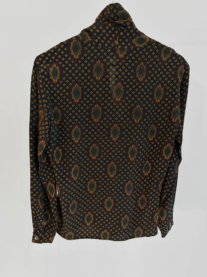 90s Byblos Silk Paisley Blouse