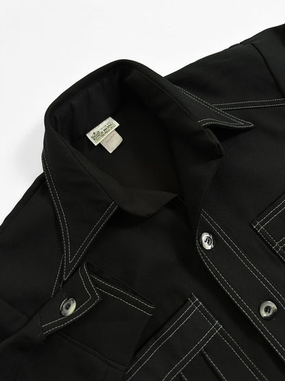 70s King’s Road Black Western Shirt