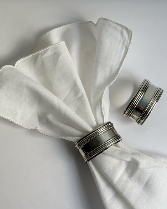 Vintage Silver Plated Napkin Rings – Set of 2