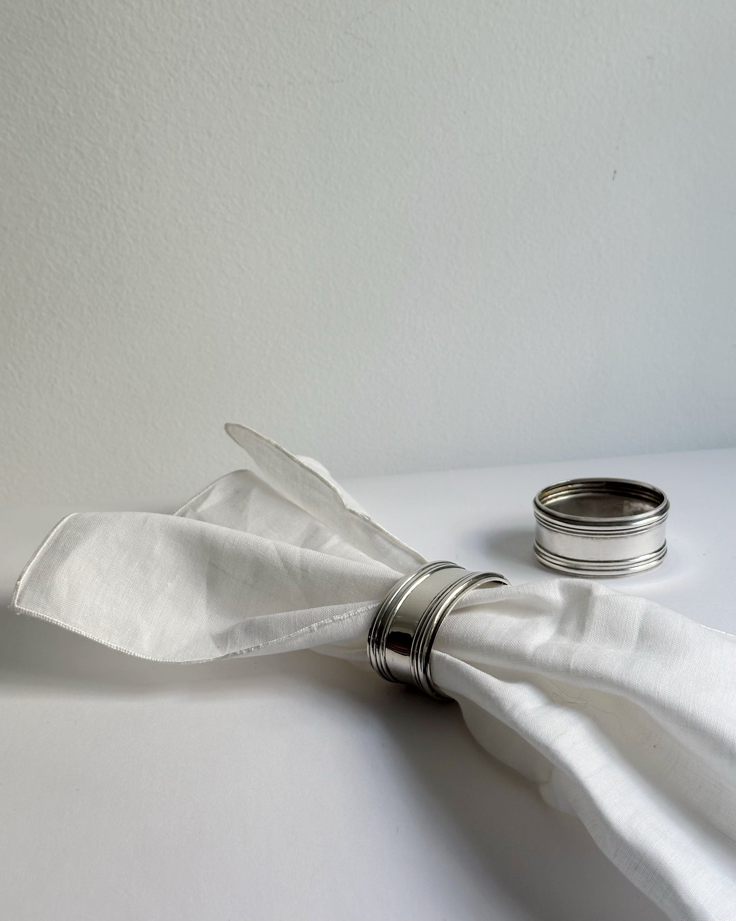 Vintage Silver Plated Napkin Rings – Set of 2