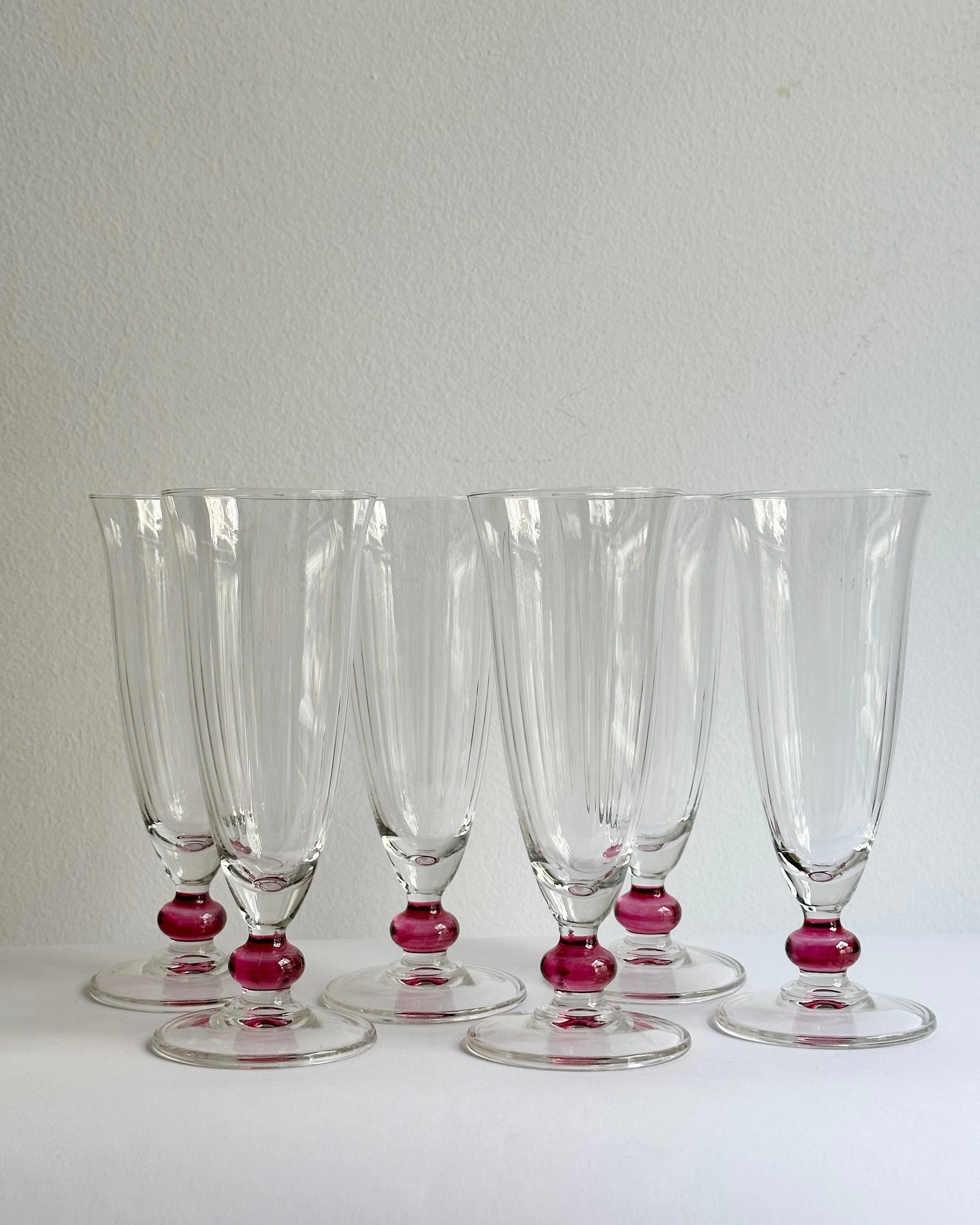 Vintage 1970s Italian Champagne Glasses – Set of 2, 4, 6
