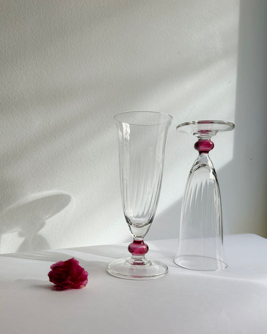 Vintage 1970s Italian Champagne Glasses – Set of 2, 4, 6