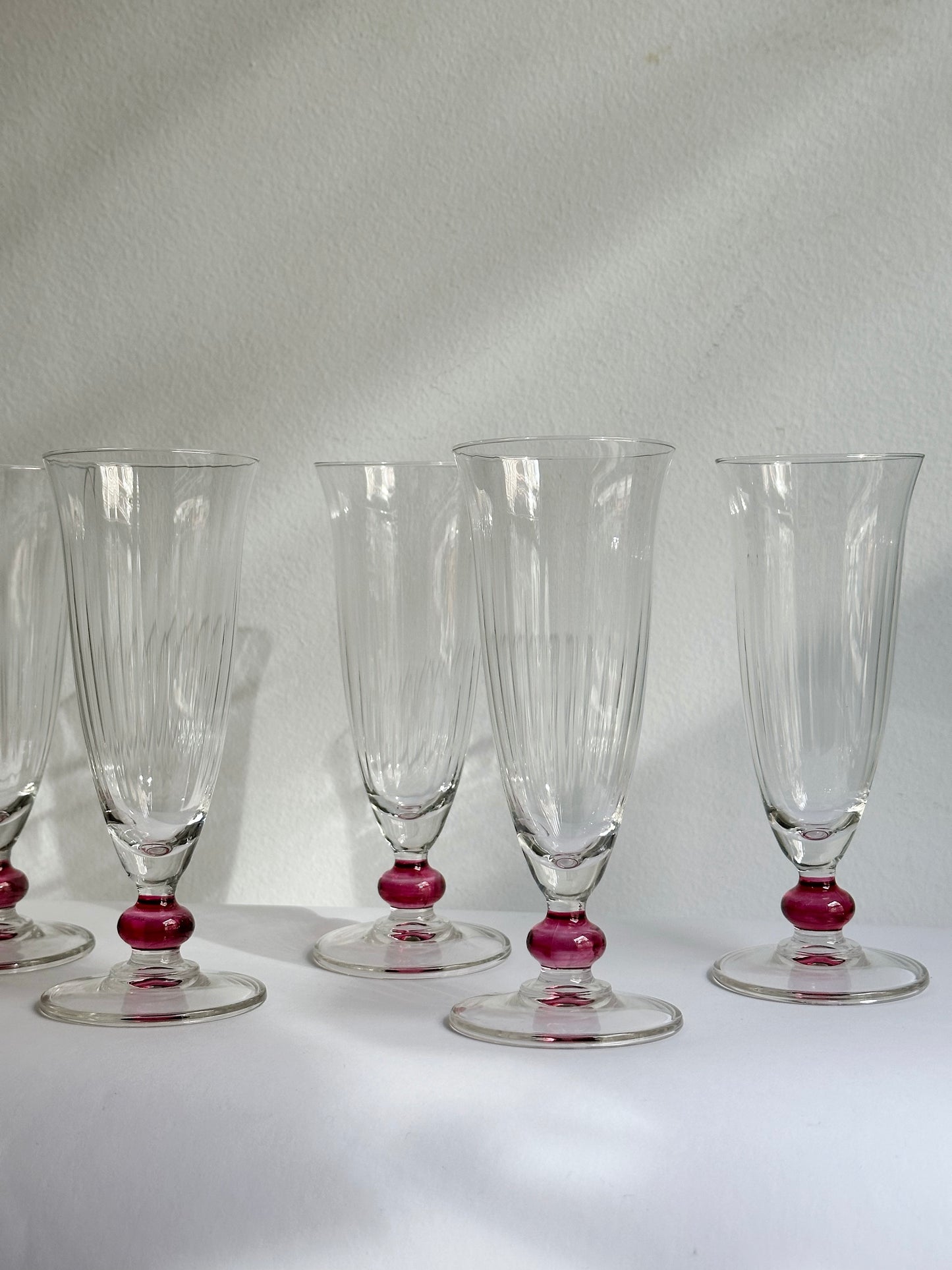 Vintage 1970s Italian Champagne Glasses – Set of 2, 4, 6