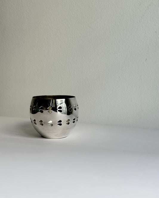 Vintage Mid-Century Silver Plated Candle Holder – “Old Sheffield”