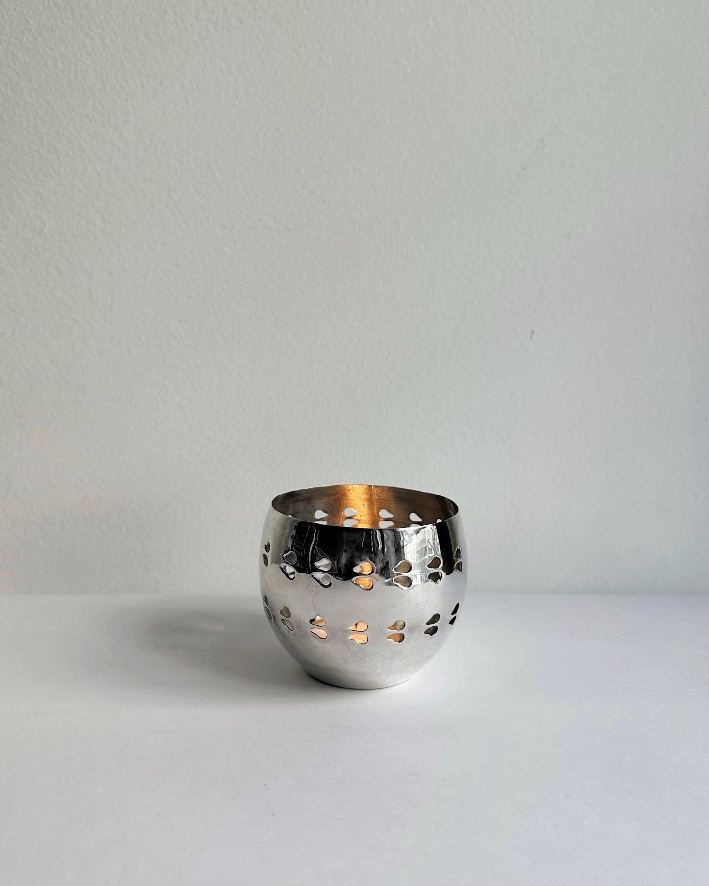 Vintage Mid-Century Silver Plated Candle Holder – “Old Sheffield”