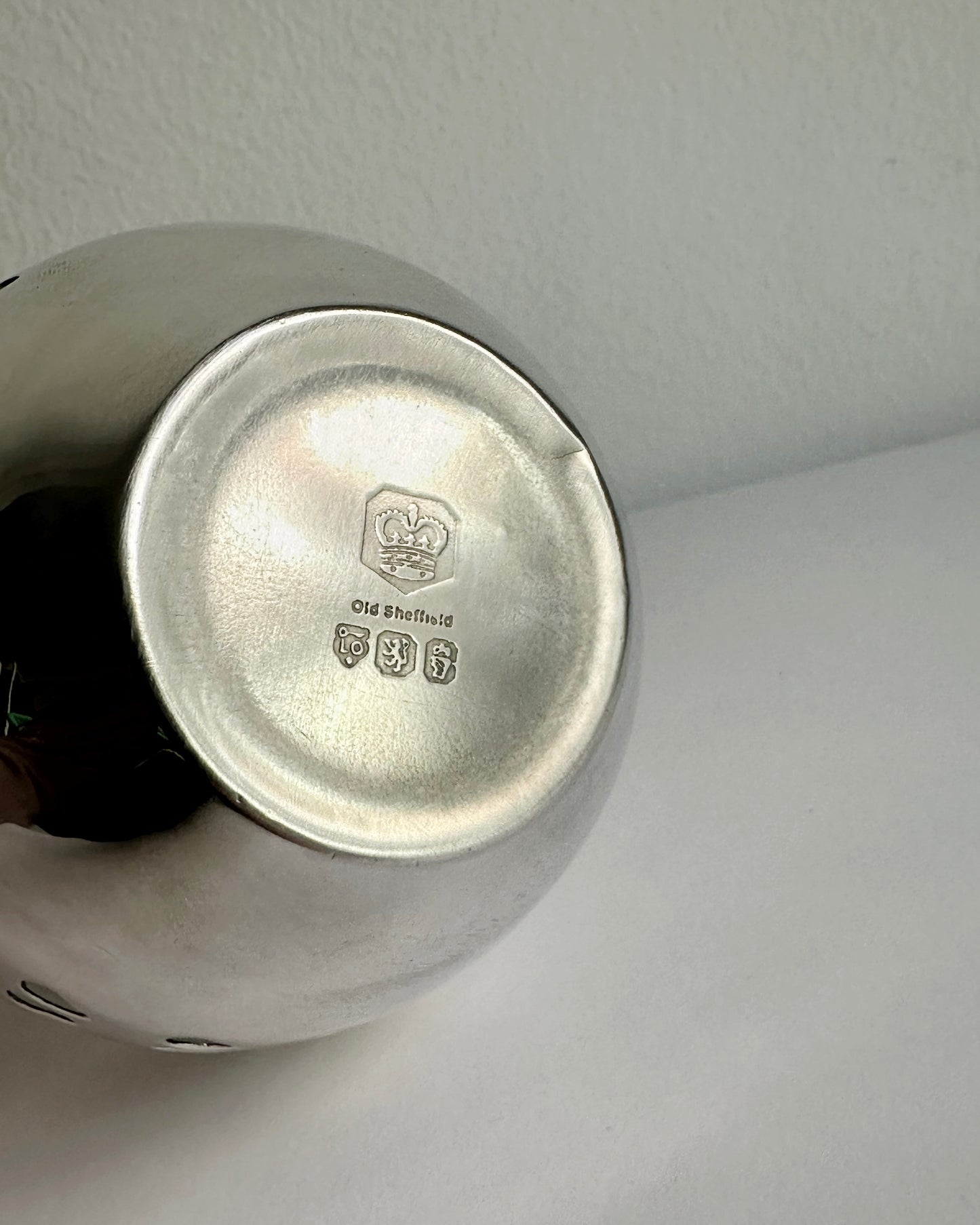 Vintage Mid-Century Silver Plated Candle Holder – “Old Sheffield”