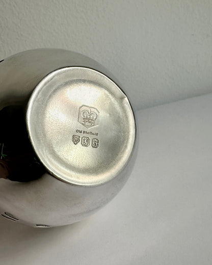Vintage Mid-Century Silver Plated Candle Holder – “Old Sheffield”