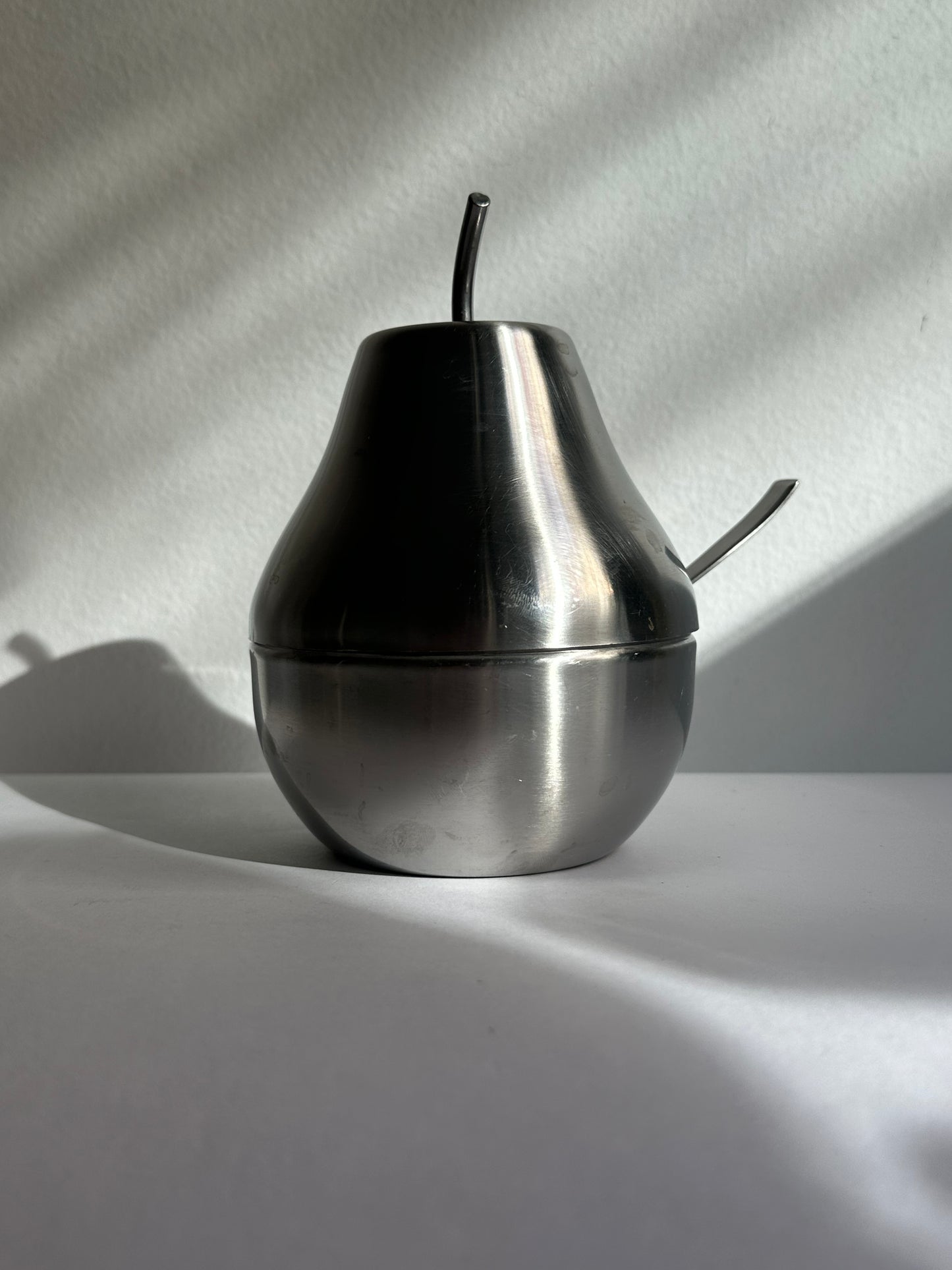 Vintage 1970s Morinox Pear Shaped Sugar Bowl